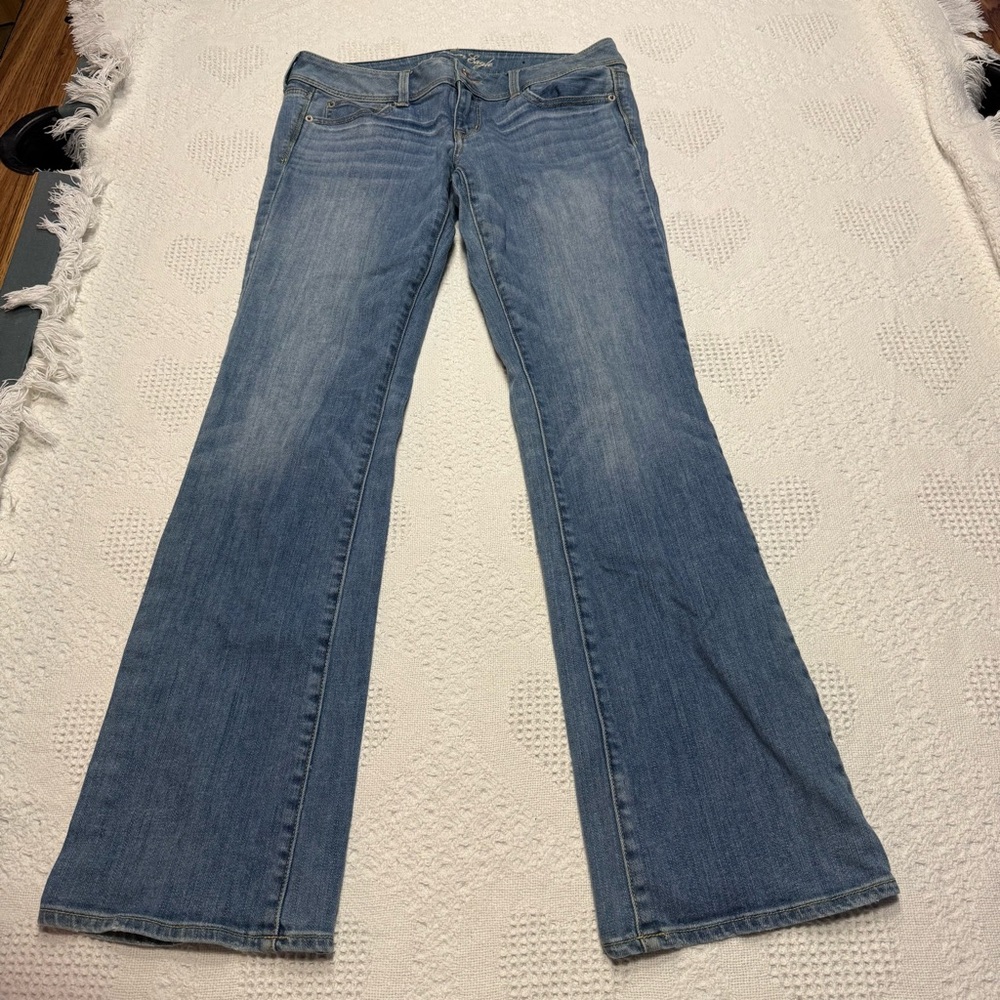 Y2K American Eagle Low Rise Slim Boot Jeans (8)